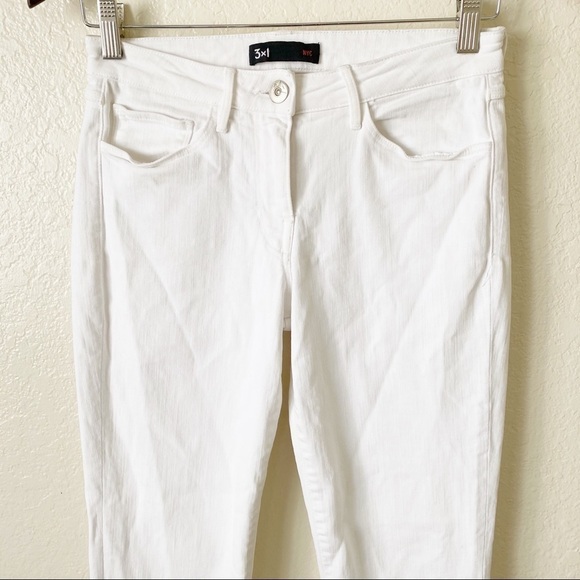 3X1 W2 Split Bell Crop mid-rise straight-leg jeans - Picture 6 of 13